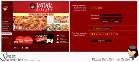 Pizza Hut Online Order & Pick Up Service | Welcome to Sweet Surrender