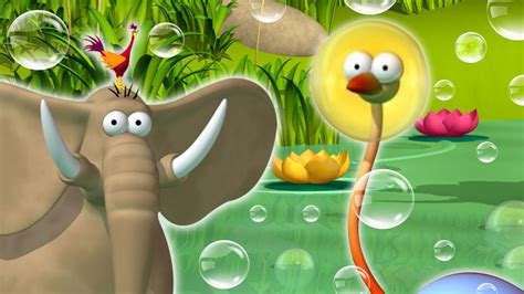 Gazoon Bubble Trouble Ostrich Vs Elephant Funny Animal Cartoons For