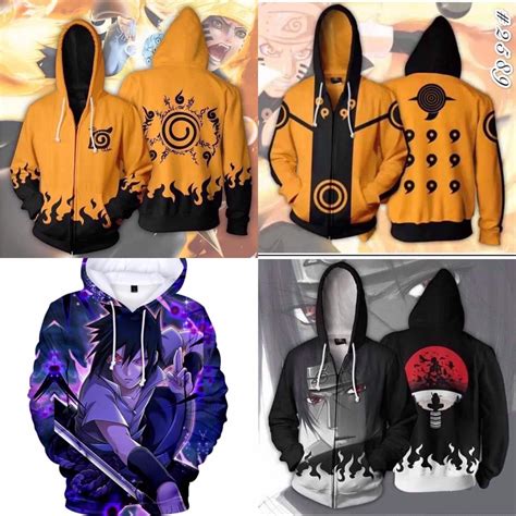 Shop Jacket Naruto Design For Men Online Lazada Ph