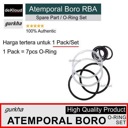 Jual O Ring Set For Atemporal Boro Rba Karet Seal Sil Oring Shopee