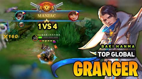 Kills Granger Perfect Savage Build Top Global Granger Mlbb