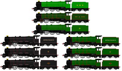 GWR Cathedral Class Liveries by Quantum808 on DeviantArt