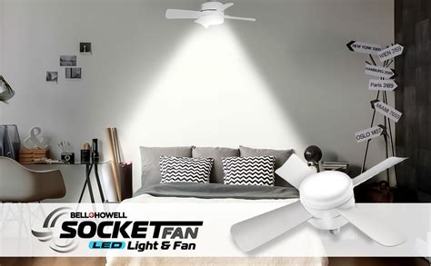 Socket Fan Light As Seen On Tv Ceiling Fan With Lights And Remote