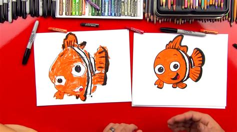 How To Draw Nemo - Art For Kids Hub