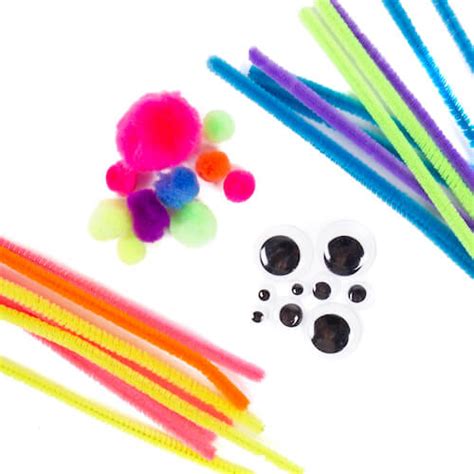 Ultimate Fuzzy Kit Neon Craft Project Ideas