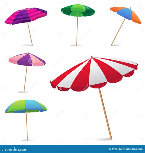 Beach Umbrella Stock Vector Illustration Of Stylish 19924493