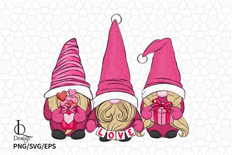 Gnome Valentine Sublimation Svg Graphic By Lq Design Creative Fabrica