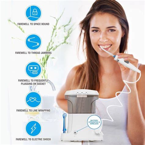 Hangsun Water Flosser Cordless Rechargeable Oral Irrigator Hoc