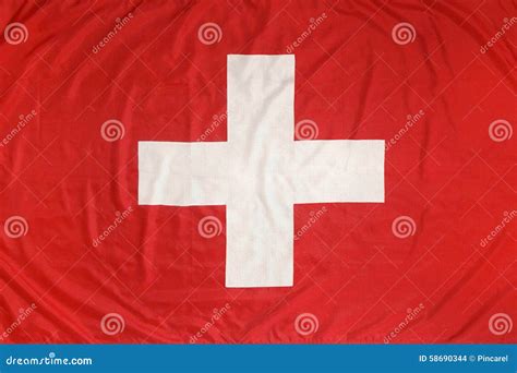 Flag of Switzerland stock photo. Image of republic, icon - 58690344