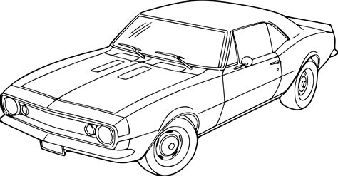 Coloriage voiture Chevrolet à imprimer