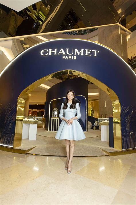 Song Hye Kyo And Cha Eun Woo Shine At Chaumet S Pop Up Boutique Launch