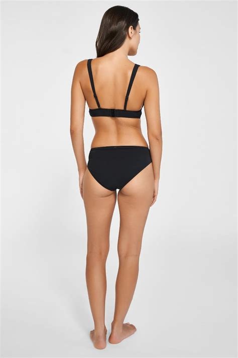 Maryan Beachwear Black Honesty Bikini Slip Van Dort Mode