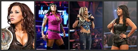 Mickie James Odb Velvet Sky Gail Kim Christy Hemme Female