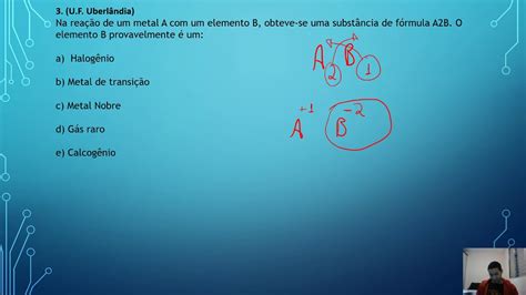 Resolução De Exercícios Sobre Ligações Iônicas Youtube
