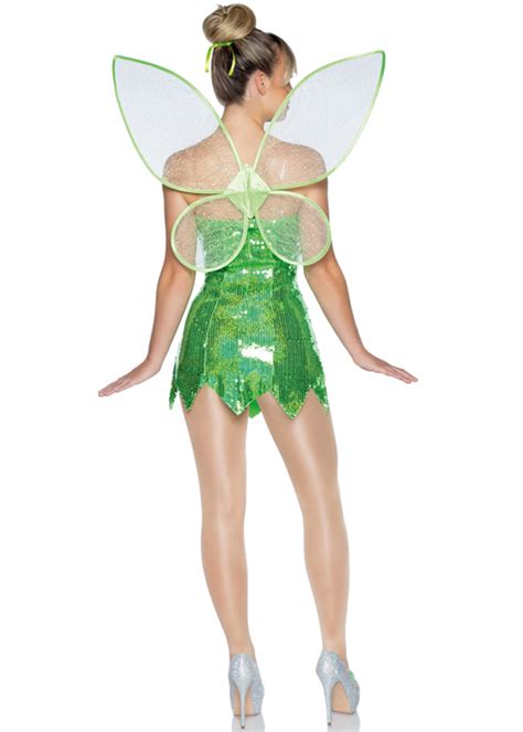 Womens Leg Avenue Green Sequin Fairy Costume [86938] Struts Party