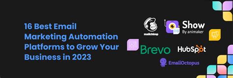 16 Best Email Automation Platforms To Grow Your Business In 2023 Resources Show By Animaker