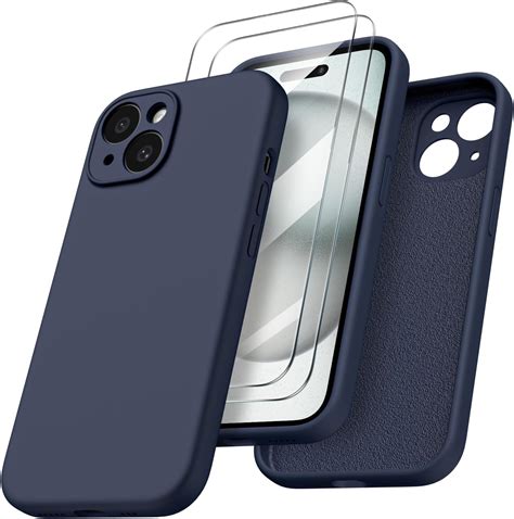 ORNARTO Cover Per IPhone 16 Pro Silicone 6 3 Pollici Con 2 Pellicola