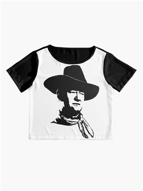 John Wayne Stencil T Shirt By Rimko Redbubble