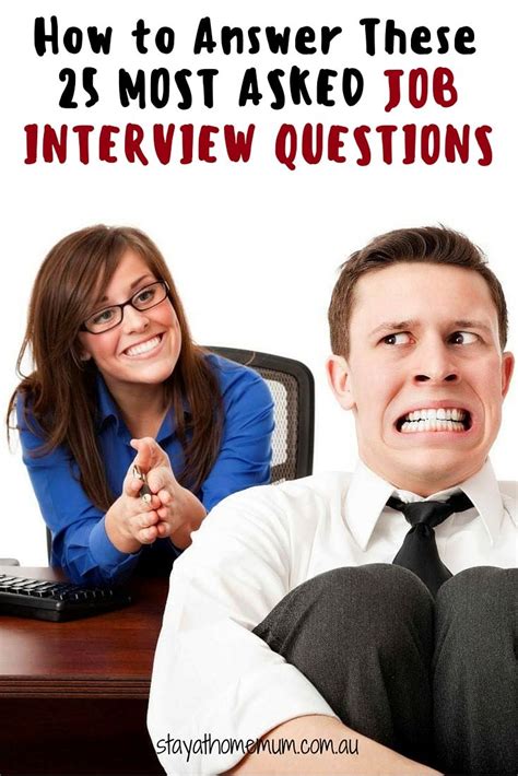 How To Answer These 25 Most Asked Job Interview Questions Job