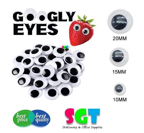 Black Googly Eyes 20mm 15mm 10mm Lazada