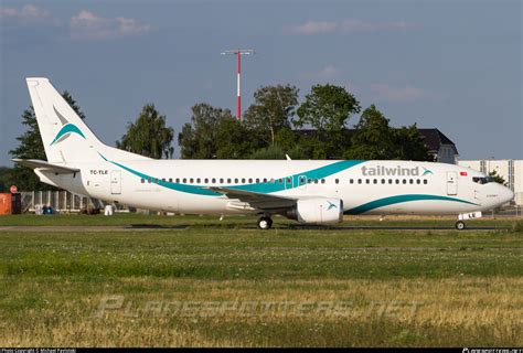 TC TLE Tailwind Airlines Boeing 737 4Q8 Photo By Michael Pavlotski ID