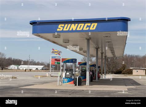 Anderson Circa March 2023 Sunoco Retail Gas Station Sunoco Is The Official Fuel Of Nascar