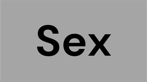 How To Pronounce Sex Correctly Youtube