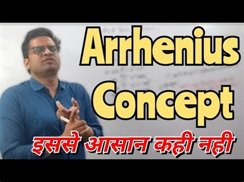 Arrhenius Concept Of Acid And Base Arrhenius Concept Youtube