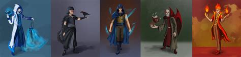 Иллюстрация Персонажи - маги злодеи | Illustrators.ru
