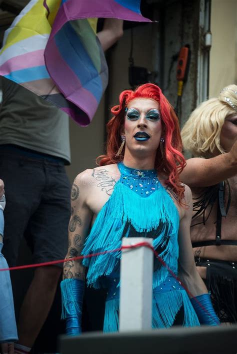 Portrait Of Trans Gender People Dancing In The Street During The