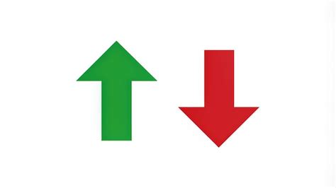 Premium Photo | Simple up and down arrows