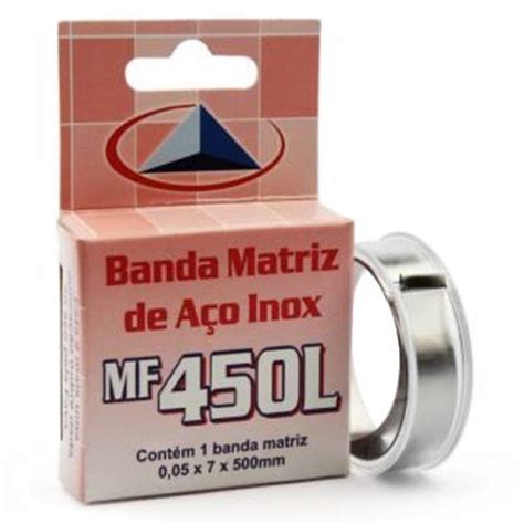 Fita Banda Matriz de Aço Inox Fava Dental Access