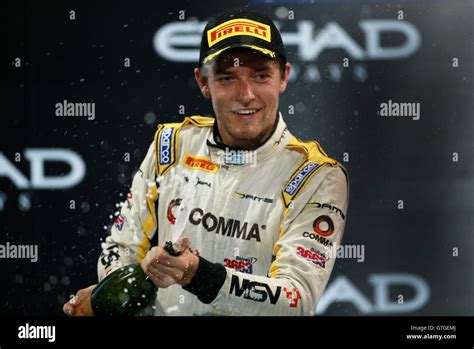 Jolyon Palmer Celebrates Second In Gp Race Yas Marina Circuit Hi Res