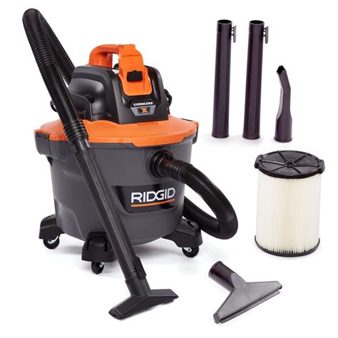 Ridgid Nxt 34l 9 Gal 18 Volt Dual Battery Cordless Wetdry Shop