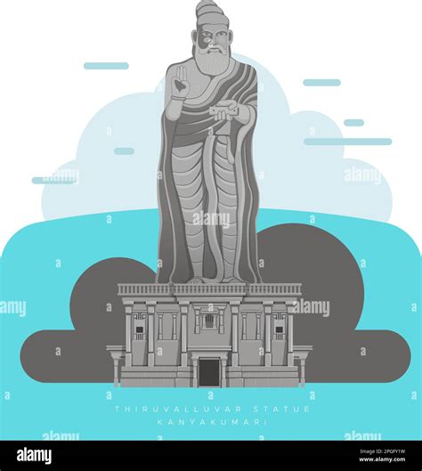 Kanyakumari Statue Stock Vector Images Alamy