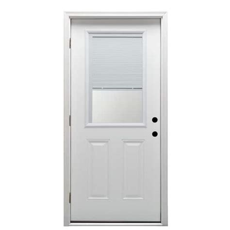 MMI DOOR 32 In X 80 In Severe Weather Internal Blinds Right Hand 1 2