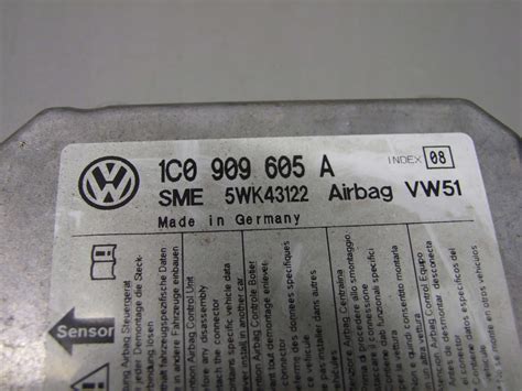 STEROWNIK AIRBAG VW T5 TRANSPORTER 1C0909605A Shrot Pl