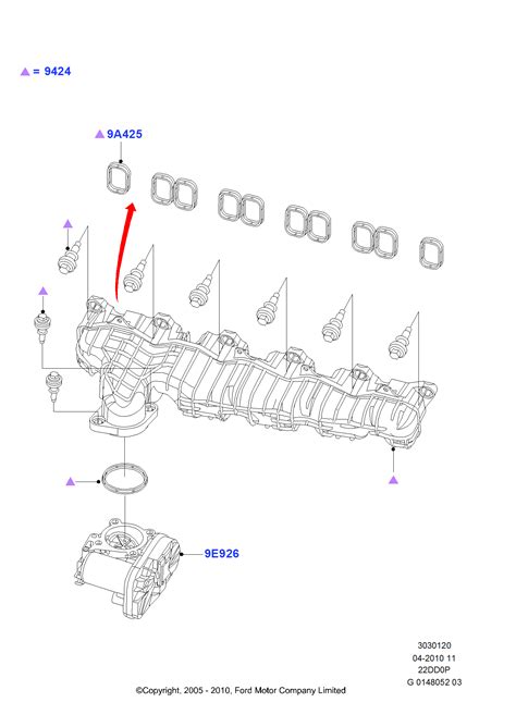 Inlet Manifold Ford Transit 2006 Tt9