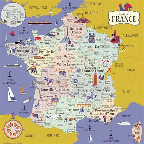 Paris Sur La Carte De France Archives Voyages Cartes