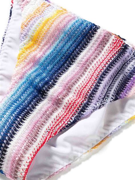 Missoni Striped Triangle Bikini Set Blue MC SP BR UWS EC