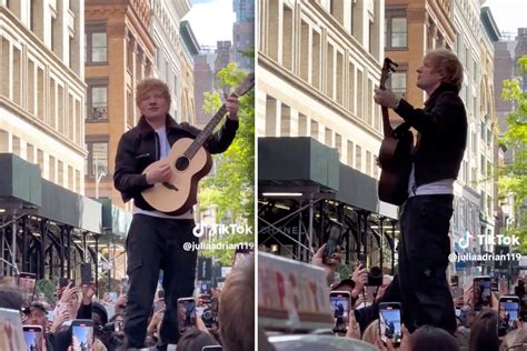 Ed Sheeran Celebrates Court Victory With Surprise Concert On The Open Road