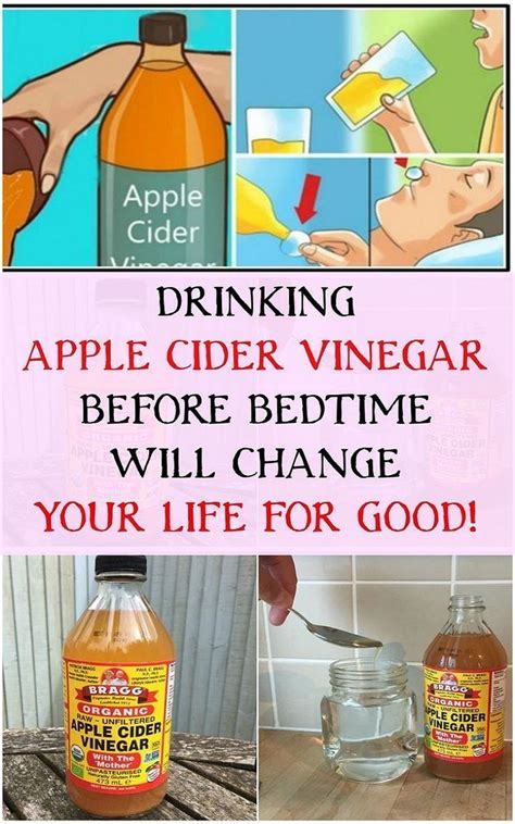 Benefits Of Drinking Apple Cider Vinegar Before Bedtime