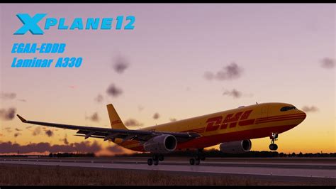 XPlane 12 Laminar A330 300P2F EGAA EDDB BELFAST To BERLIN VATSIM