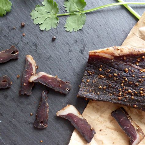 Beef Fatty Biltong Sliced 500gr Green Baskets