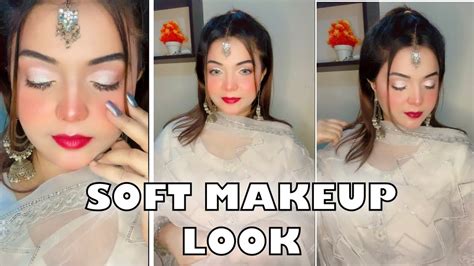 Soft Glam Makeup Tutorial Soft Party Makeup For Wedding Youtube