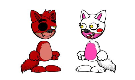 Foxy and Mangle by MaryBethFan2023 on DeviantArt