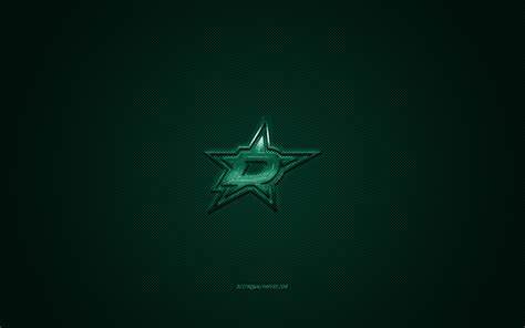 Download wallpapers Dallas Stars, American hockey club, NHL, green logo ...