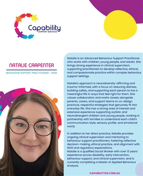 capability  excited   natalie   behaviour support
