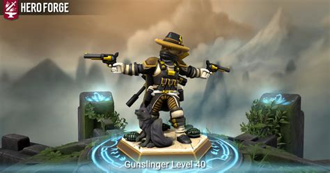 Gunslinger Level 40 Made With Hero Forge