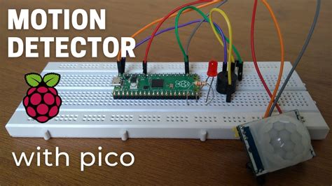 How To Use Pir Motion Sensor With Raspberry Pi Pico Youtube